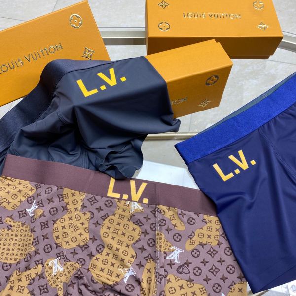 réplica,joyas,joyería,1:1,replica,fake,lujo,barato Louis Vuitton ropa interior de lujo para hombre (tres piezas)