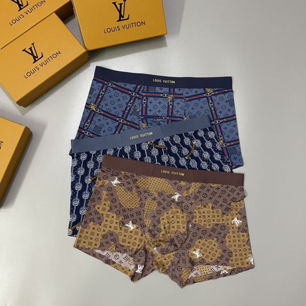 réplica,joyas,joyería,1:1,replica,fake,lujo,barato Louis Vuitton ropa interior de lujo para hombre (tres piezas)