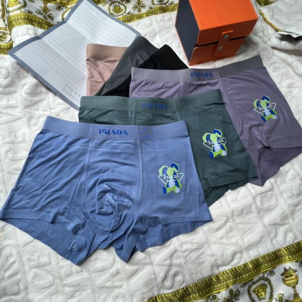 réplica,joyas,joyería,1:1,replica,fake,lujo,barato Prada ropa interior de lujo para hombre (tres piezas)