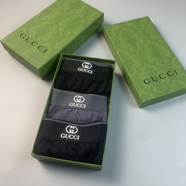 réplica,joyas,joyería,1:1,replica,fake,lujo,barato Ropa interior Gucci de lujo para hombre (tres piezas)