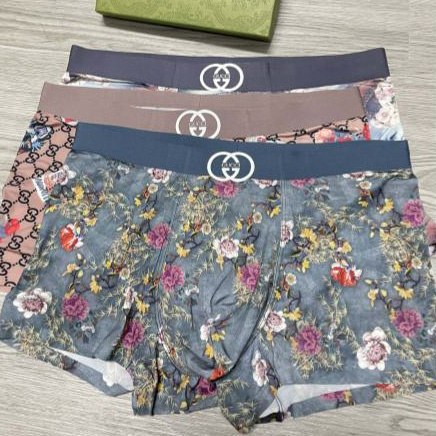 réplica,joyas,joyería,1:1,replica,fake,lujo,barato Ropa interior Gucci de lujo para hombre (tres piezas)