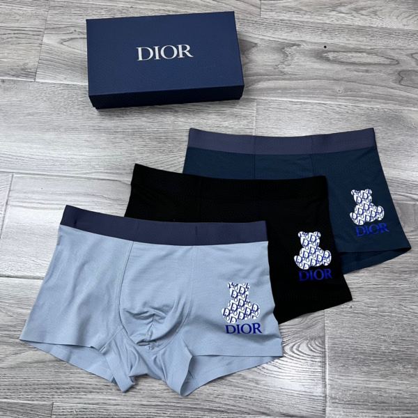réplica,joyas,joyería,1:1,replica,fake,lujo,barato Ropa interior masculina de lujo Dior (tres piezas)