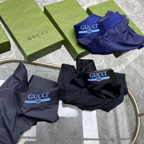 réplica,joyas,joyería,1:1,replica,fake,lujo,barato Ropa interior Gucci de lujo para hombre (tres piezas)