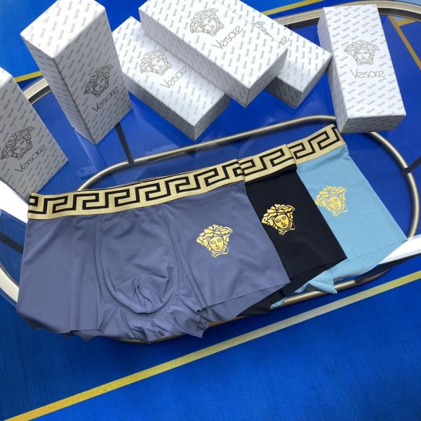 réplica,joyas,joyería,1:1,replica,fake,lujo,barato VERSACE ropa interior de lujo para hombre (tres piezas)