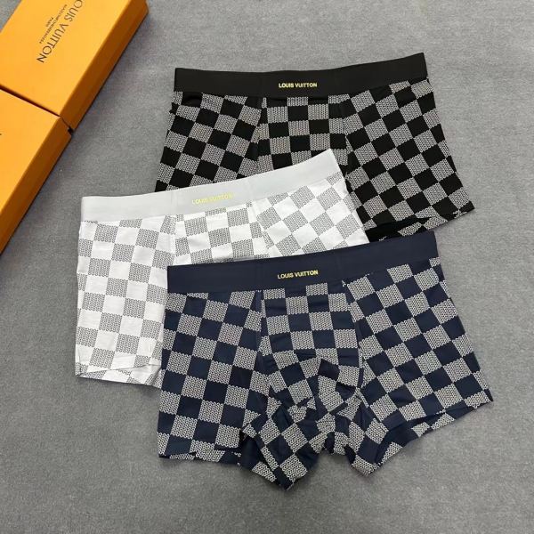réplica,joyas,joyería,1:1,replica,fake,lujo,barato Louis Vuitton ropa interior de lujo para hombre (tres piezas)