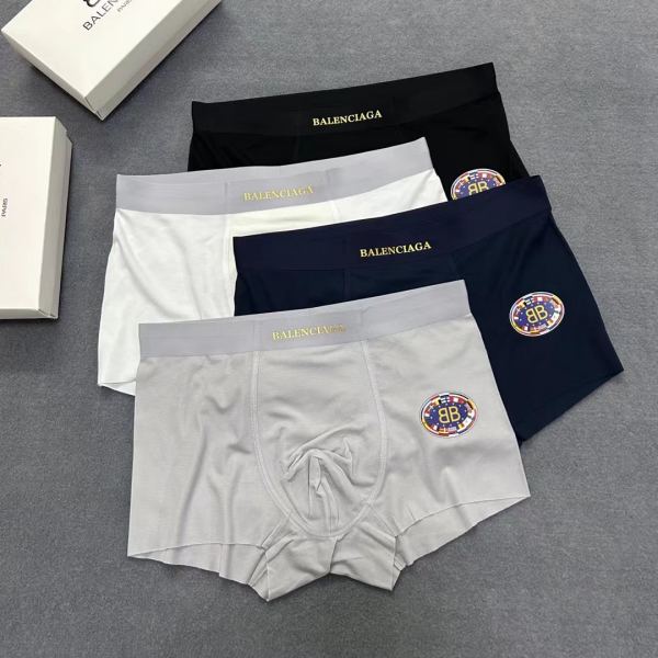 réplica,joyas,joyería,1:1,replica,fake,lujo,barato Ropa interior masculina de lujo Balenciaga (tres piezas)