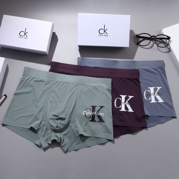 réplica,joyas,joyería,1:1,replica,fake,lujo,barato Calvin Klein ropa interior de lujo para hombre (tres piezas)