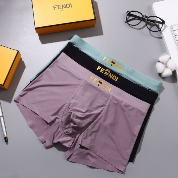 réplica,joyas,joyería,1:1,replica,fake,lujo,barato Ropa interior masculina de lujo Fendi (tres piezas)