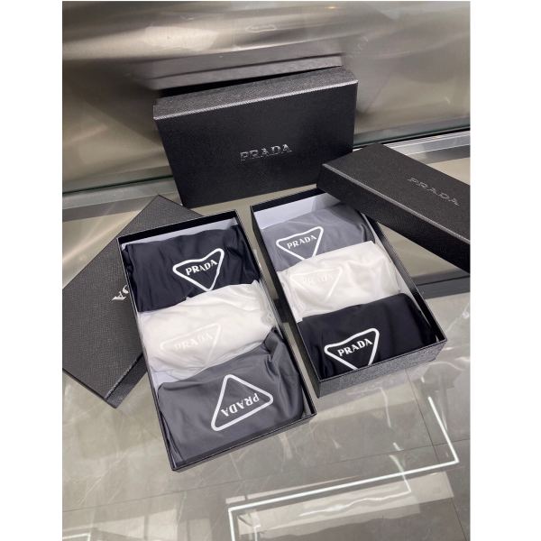 réplica,joyas,joyería,1:1,replica,fake,lujo,barato Prada ropa interior de lujo para hombre (tres piezas)