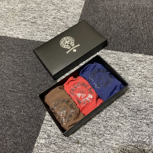 réplica,joyas,joyería,1:1,replica,fake,lujo,barato ChromeHearts ropa interior de lujo para hombre (tres piezas)