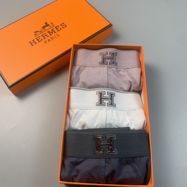réplica,joyas,joyería,1:1,replica,fake,lujo,barato Hermes ropa interior de lujo para hombre (tres piezas)