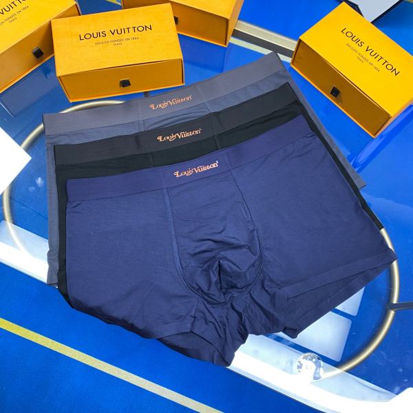 réplica,joyas,joyería,1:1,replica,fake,lujo,barato Louis Vuitton ropa interior de lujo para hombre (tres piezas)