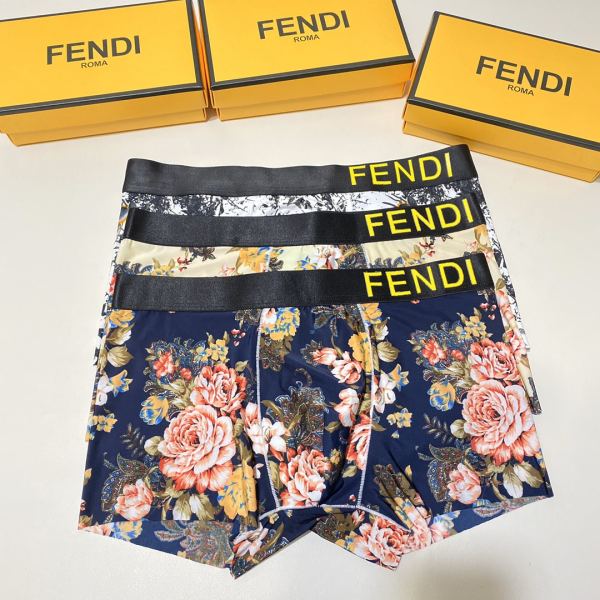 réplica,joyas,joyería,1:1,replica,fake,lujo,barato Ropa interior masculina de lujo Fendi (tres piezas)