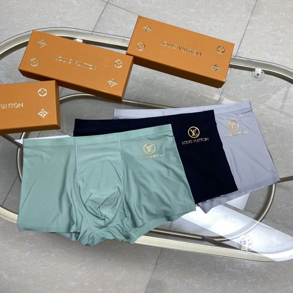 réplica,joyas,joyería,1:1,replica,fake,lujo,barato Louis Vuitton ropa interior de lujo para hombre (tres piezas)