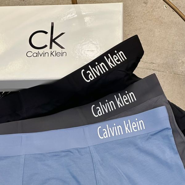 réplica,joyas,joyería,1:1,replica,fake,lujo,barato Calvin Klein ropa interior de lujo para hombre (tres piezas)