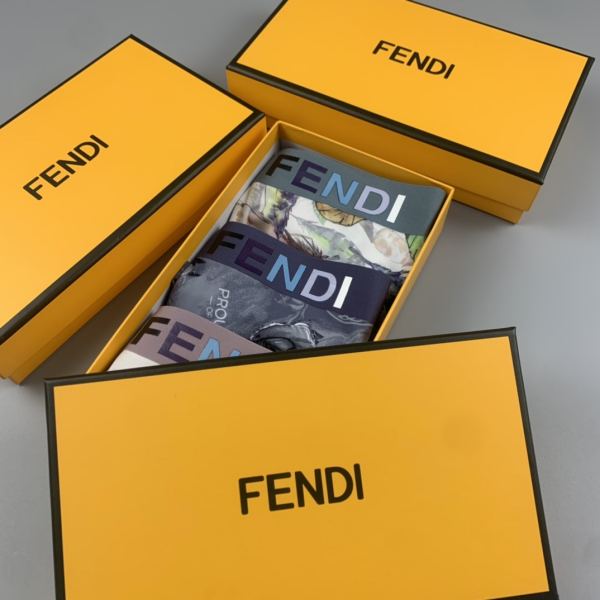 réplica,joyas,joyería,1:1,replica,fake,lujo,barato Ropa interior masculina de lujo Fendi (tres piezas)