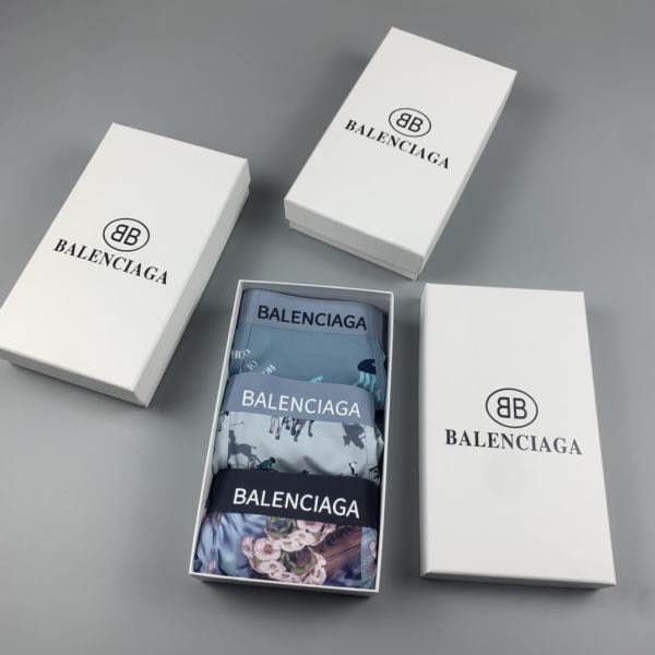 réplica,joyas,joyería,1:1,replica,fake,lujo,barato Ropa interior masculina de lujo Balenciaga (tres piezas)