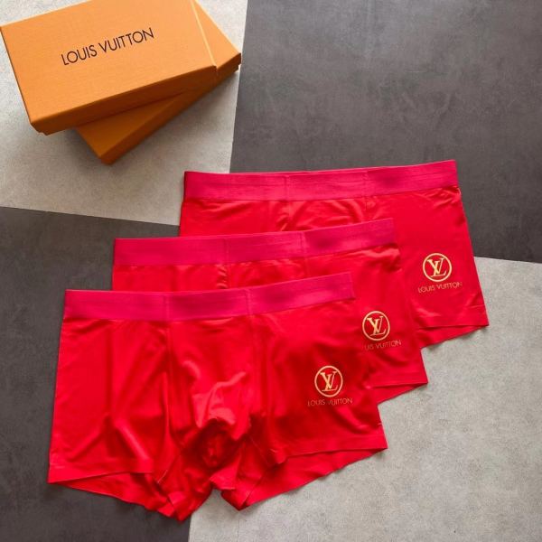 réplica,joyas,joyería,1:1,replica,fake,lujo,barato Louis Vuitton ropa interior de lujo para hombre (tres piezas)