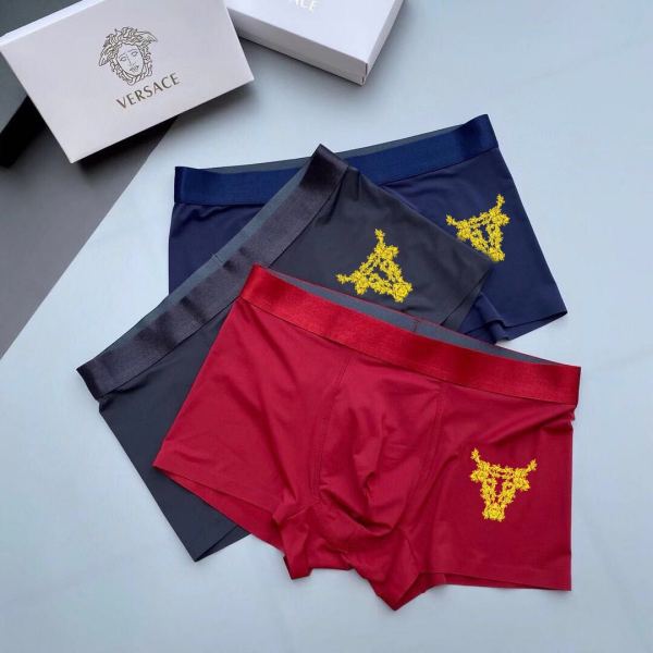 réplica,joyas,joyería,1:1,replica,fake,lujo,barato VERSACE ropa interior de lujo para hombre (tres piezas)