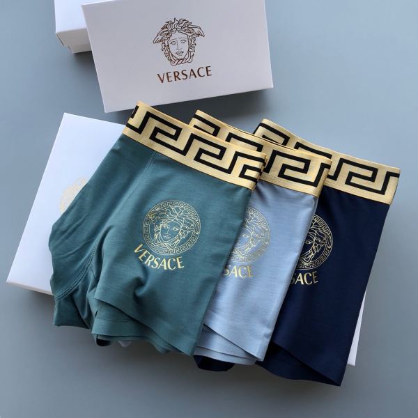 réplica,joyas,joyería,1:1,replica,fake,lujo,barato VERSACE ropa interior de lujo para hombre (tres piezas)