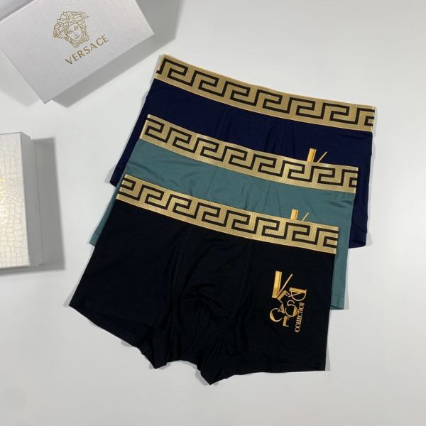 réplica,joyas,joyería,1:1,replica,fake,lujo,barato VERSACE ropa interior de lujo para hombre (tres piezas)