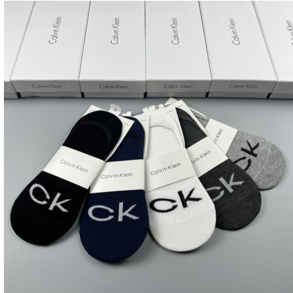réplica,joyas,joyería,1:1,replica,fake,lujo,barato calcetines Calvin Klein de última moda (5 pares por caja)