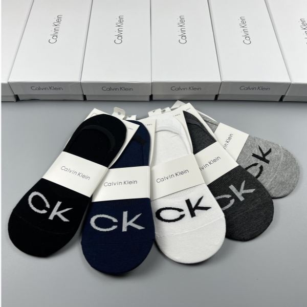 réplica,joyas,joyería,1:1,replica,fake,lujo,barato calcetines Calvin Klein de última moda (5 pares por caja)