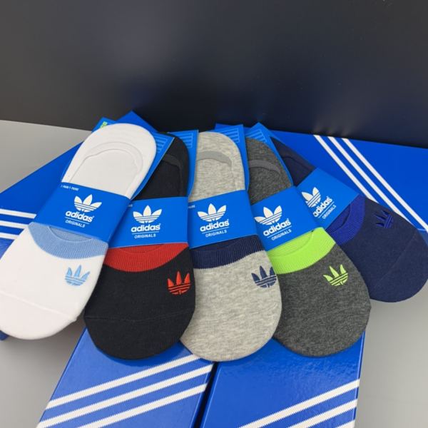 réplica,joyas,joyería,1:1,replica,fake,lujo,barato Calcetines adidas de última moda (5 pares por caja)