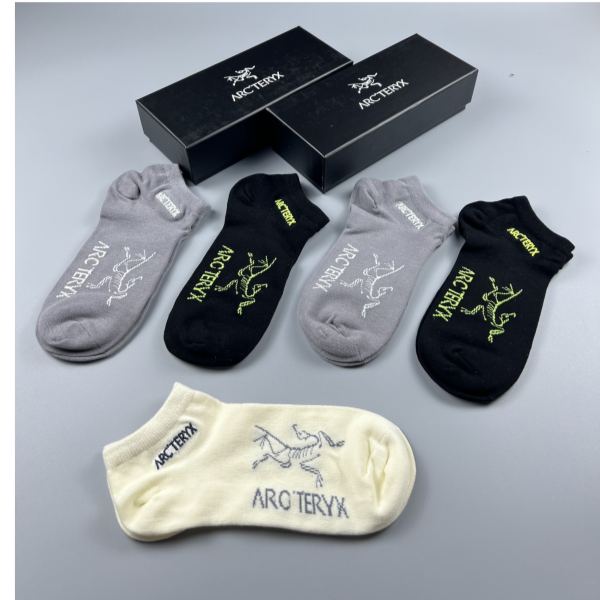 réplica,joyas,joyería,1:1,replica,fake,lujo,barato ARC·TERYX contador última moda calcetines (5 pares por caja)
