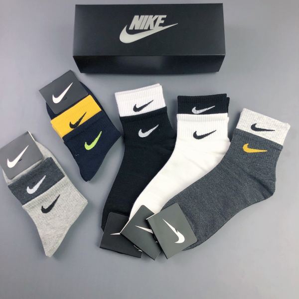 réplica,joyas,joyería,1:1,replica,fake,lujo,barato calcetines NIKE de última moda (5 pares por caja)
