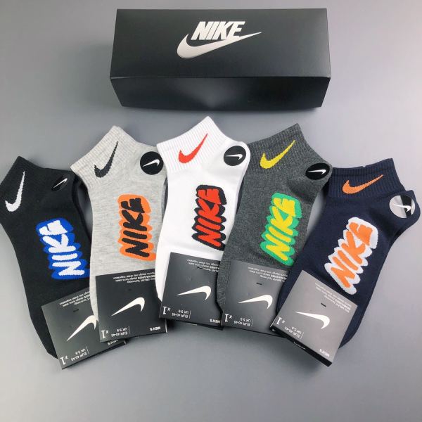 réplica,joyas,joyería,1:1,replica,fake,lujo,barato calcetines NIKE de última moda (5 pares por caja)