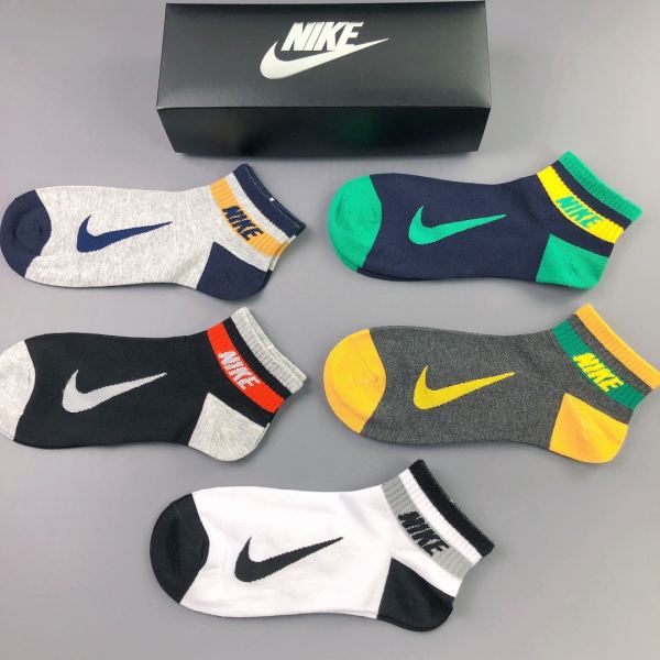 réplica,joyas,joyería,1:1,replica,fake,lujo,barato calcetines NIKE de última moda (5 pares por caja)