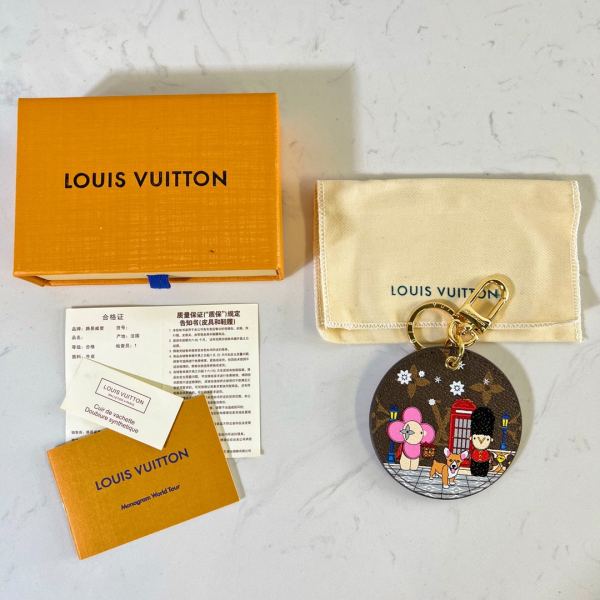 réplica,joyas,joyería,1:1,replica,fake,lujo,barato Llavero colgante medalla Louis Vuitton/M00501