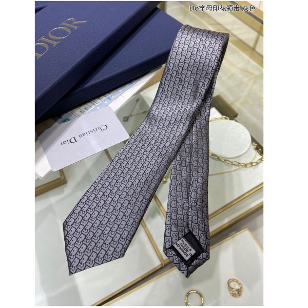 réplica,joyas,joyería,1:1,replica,fake,lujo,barato Corbata con estampado de letras Dior