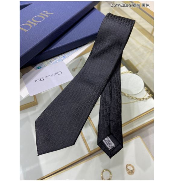 réplica,joyas,joyería,1:1,replica,fake,lujo,barato Corbata con estampado de letras Dior