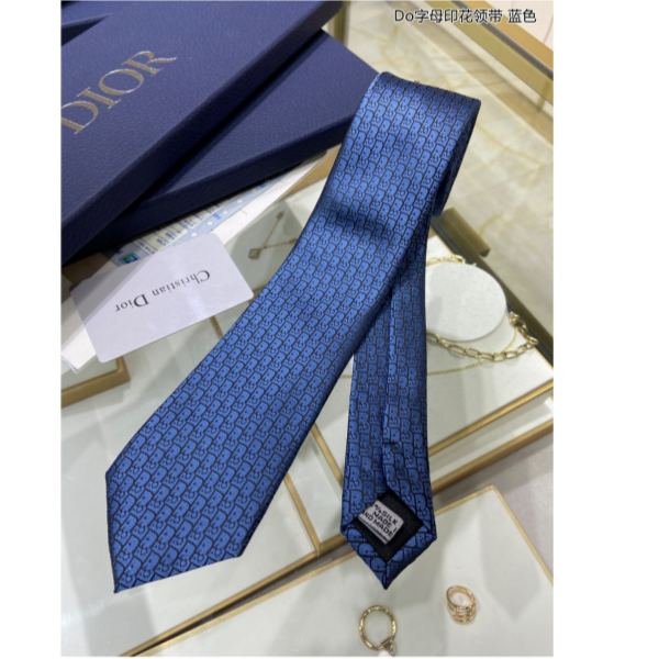 réplica,joyas,joyería,1:1,replica,fake,lujo,barato Corbata con estampado de letras Dior