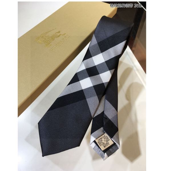 réplica,joyas,joyería,1:1,replica,fake,lujo,barato Corbata de jacquard a cuadros de hombre Burberry