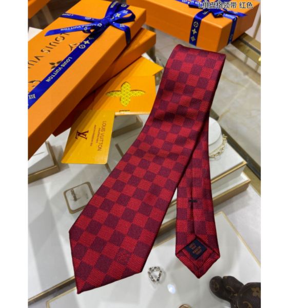 réplica,joyas,joyería,1:1,replica,fake,lujo,barato Corbata de cuadros Louis Vuitton