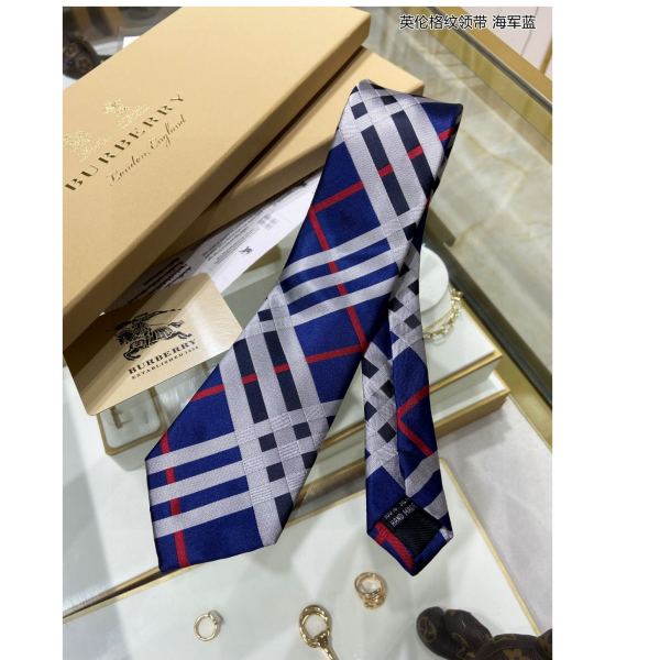 réplica,joyas,joyería,1:1,replica,fake,lujo,barato Corbata a cuadros Burberry para hombre