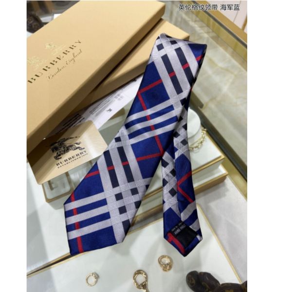 réplica,joyas,joyería,1:1,replica,fake,lujo,barato Corbata a cuadros Burberry para hombre
