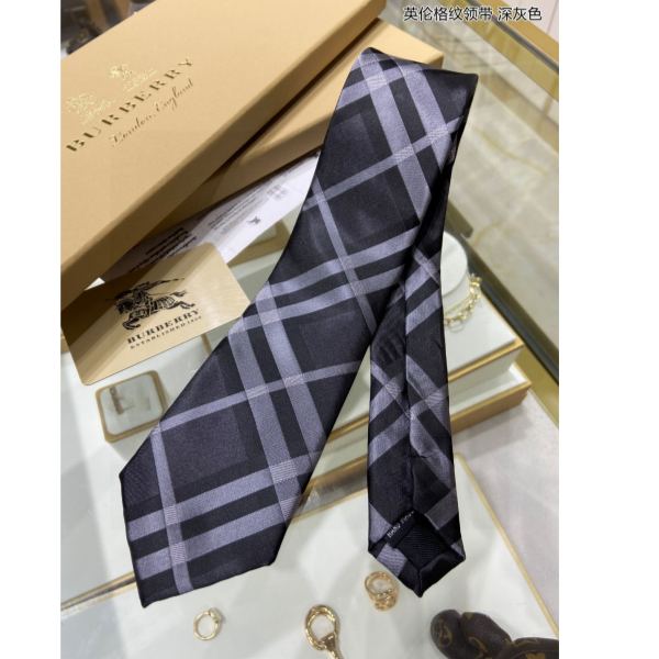 réplica,joyas,joyería,1:1,replica,fake,lujo,barato Corbata a cuadros Burberry para hombre