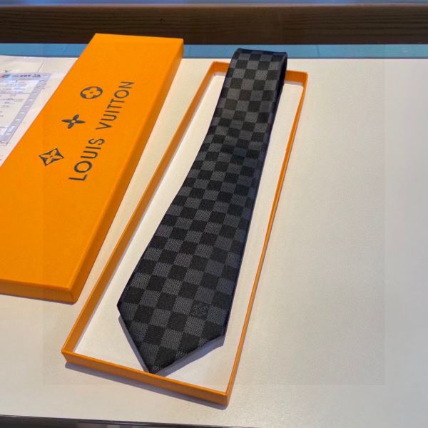 réplica,joyas,joyería,1:1,replica,fake,lujo,barato Louis Vuitton Jacquard Tie Checkerboard