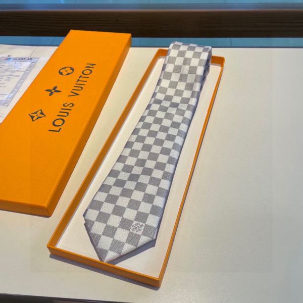 réplica,joyas,joyería,1:1,replica,fake,lujo,barato Louis Vuitton Jacquard Tie Checkerboard