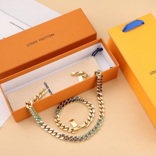 réplica,joyas,joyería,1:1,replica,fake,lujo,barato Pulsera de eslabones de cadena de la NBA de Louis Vuitton