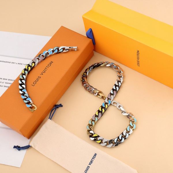 réplica,joyas,joyería,1:1,replica,fake,lujo,barato Pulsera de eslabones de cadena Louis Vuitton