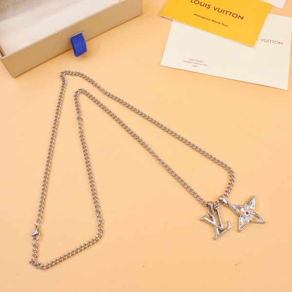 réplica,joyas,joyería,1:1,replica,fake,lujo,barato Collar con corte floral de Louis Vuitton