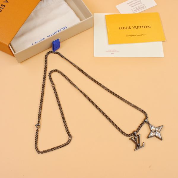 réplica,joyas,joyería,1:1,replica,fake,lujo,barato Collar con corte floral de Louis Vuitton