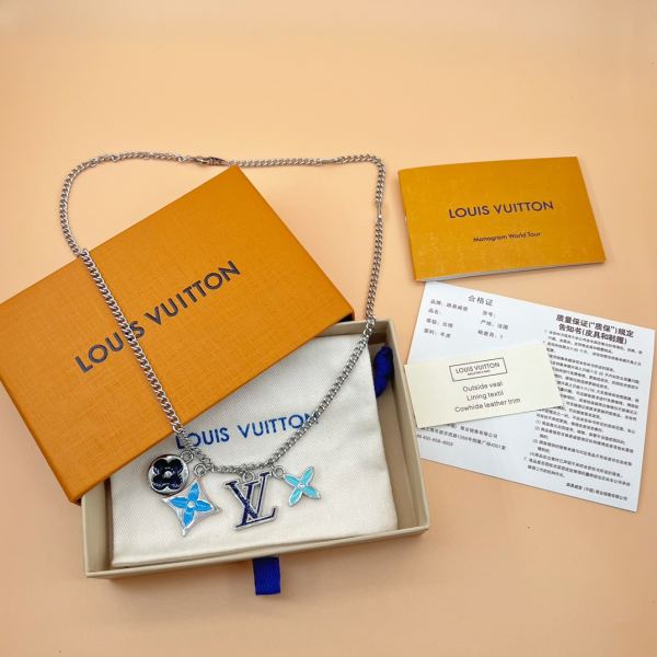réplica,joyas,joyería,1:1,replica,fake,lujo,barato Collar Louis Vuitton Instinct Esmaltado/60cm