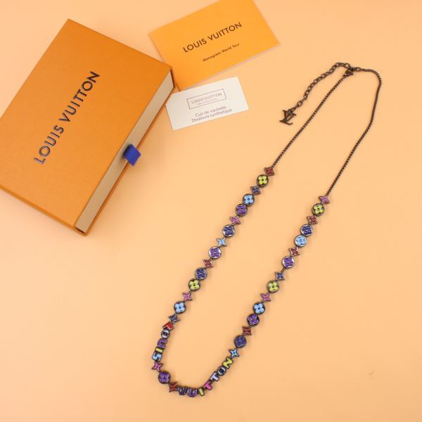 réplica,joyas,joyería,1:1,replica,fake,lujo,barato Collar Louis Vuitton