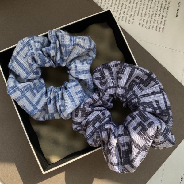 réplica,joyas,joyería,1:1,replica,fake,lujo,barato 【1pcs】Fendi New Washed Denim Hair Ties